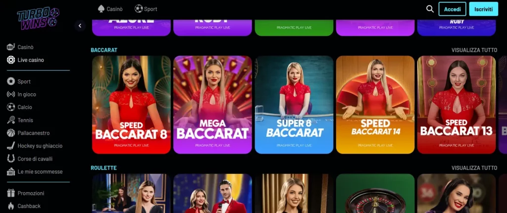 Baccarat live