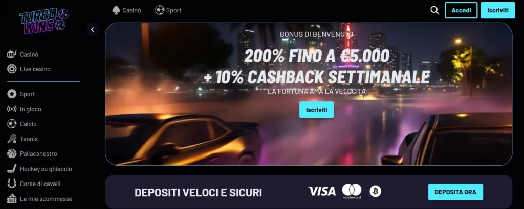 Cos'è Turbowins Casino