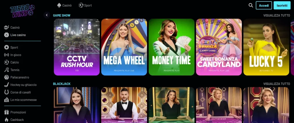 Game show dal vivo